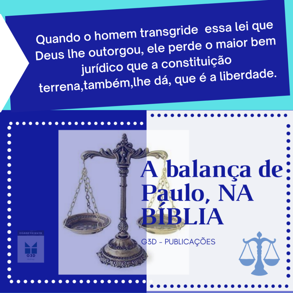 A BALANÇA DE PAULO,NA BÍBLIA